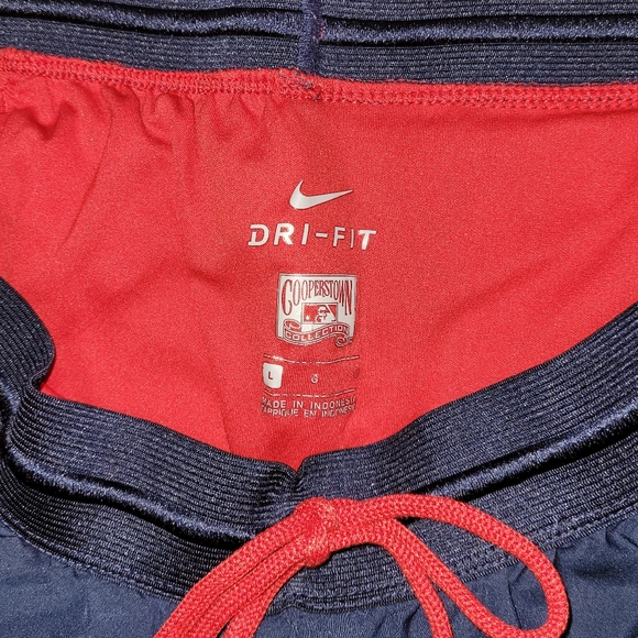 Nike Womens St Louis Cardinals DRI-FIT Cooperstown Navy Blue/Red Size L Shorts. - Picture 5 of 7